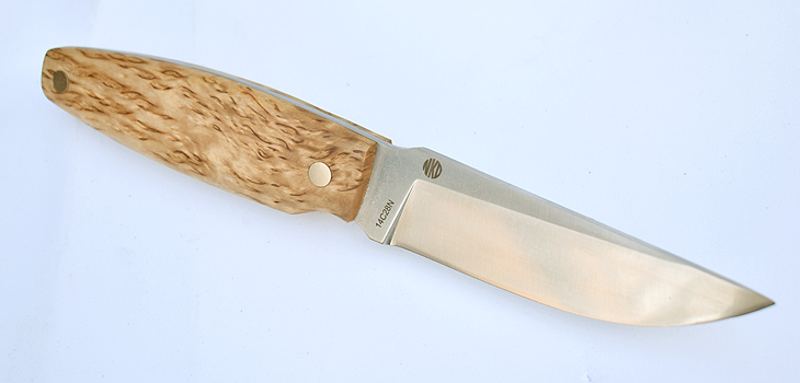 Otter Curly birch — Nordic Knife Design NKD